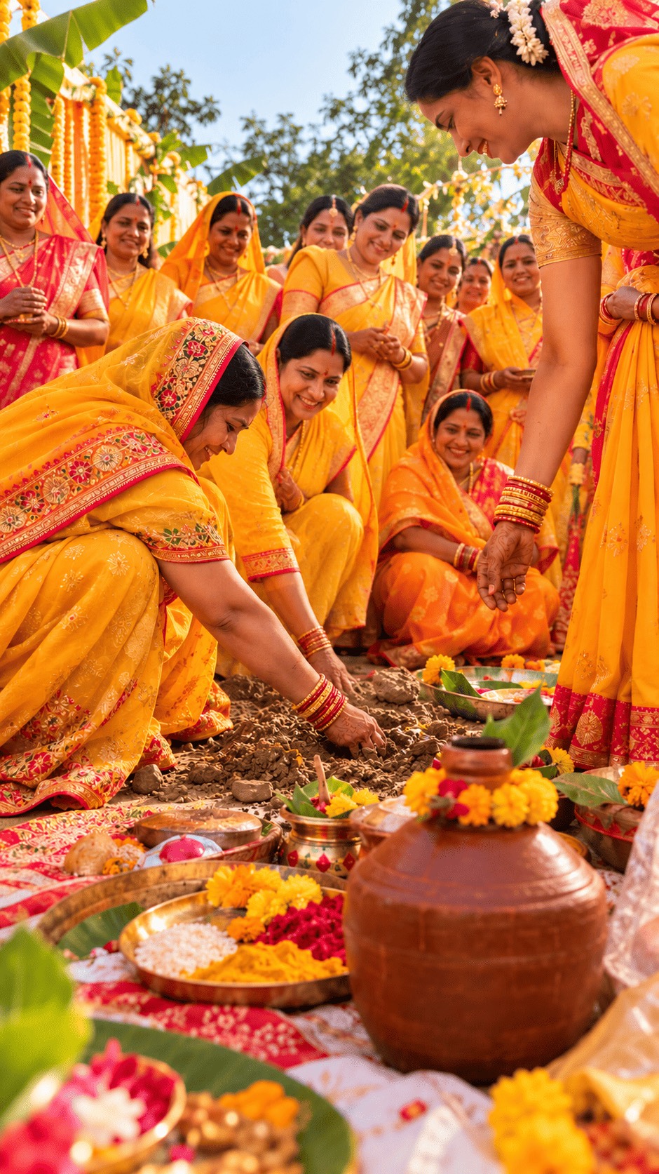 Matkor Celebrations at At the family home